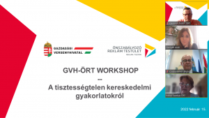 GVH-ÖRT workshop az új UCP Notice-ról